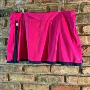 Nike hot pink dri fit skirt skort